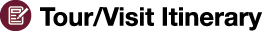 Tour/Visit Itinerary